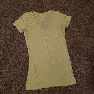 Lime Green Tshirt with Pocket